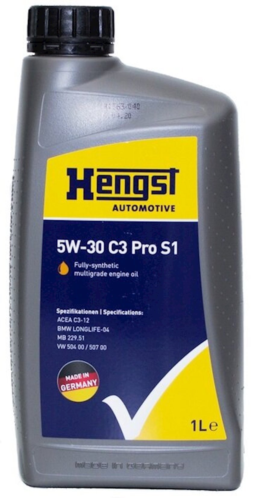Motor yağı Hengst 5W-30 A3/B4, 1 l - Satışı | Mator Yaglari