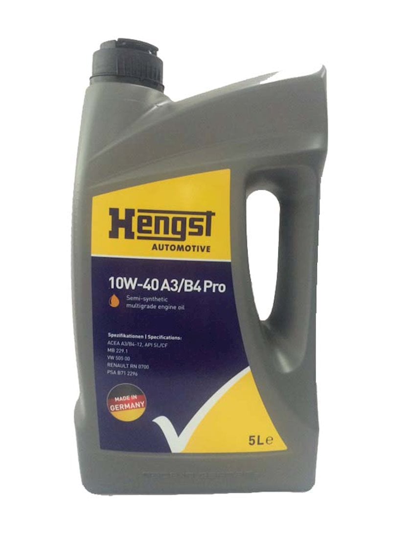 Motor yağı Hengst 10W-40 A3/B4 Pro, 5 l - Satışı | Mator Yaglari
