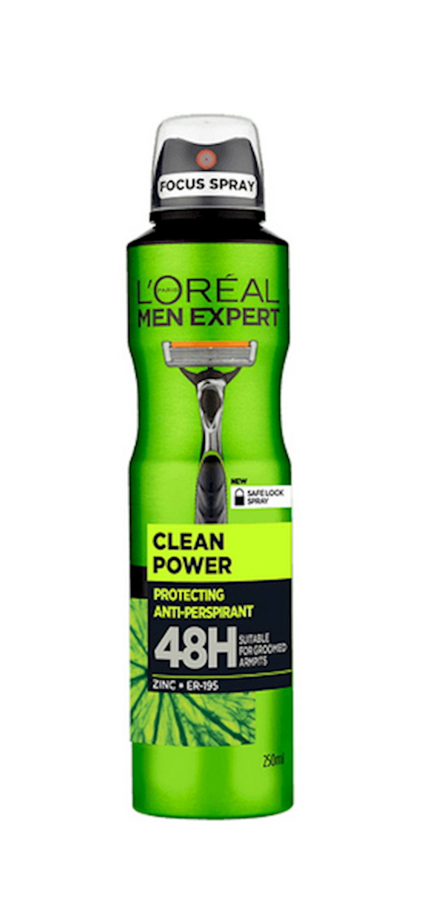 Dezodorantantiperspirant L’Oreal Paris Men Expert Clean Power 48H 250