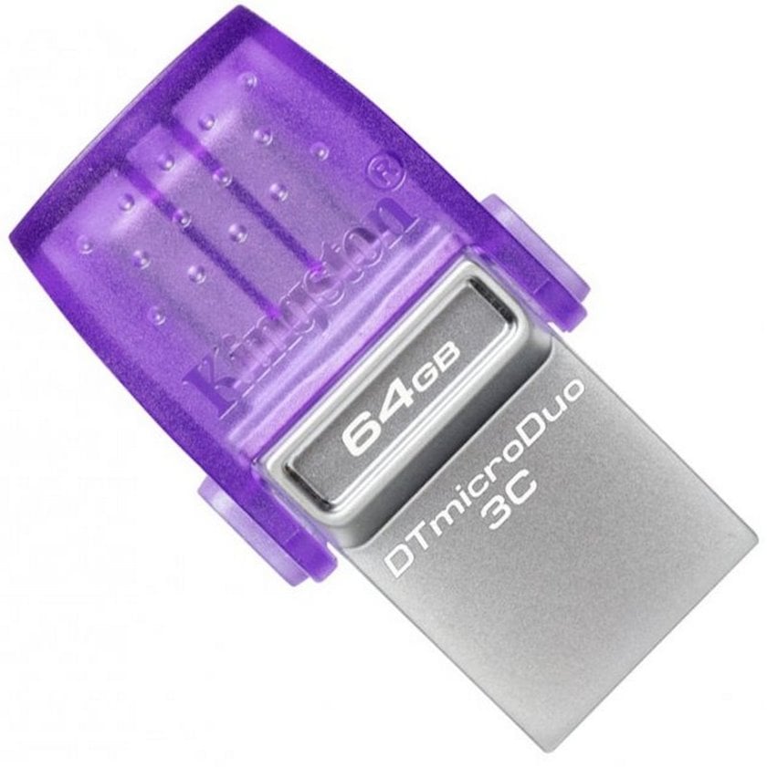 Флешка Kingston DataTraveler 64GB MicroDuo 3С Gen3 USB-A+USB-C ...