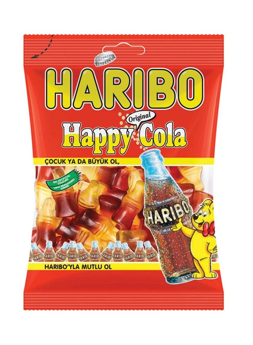 Jele konfetlər Haribo Happy Cola, 25 q