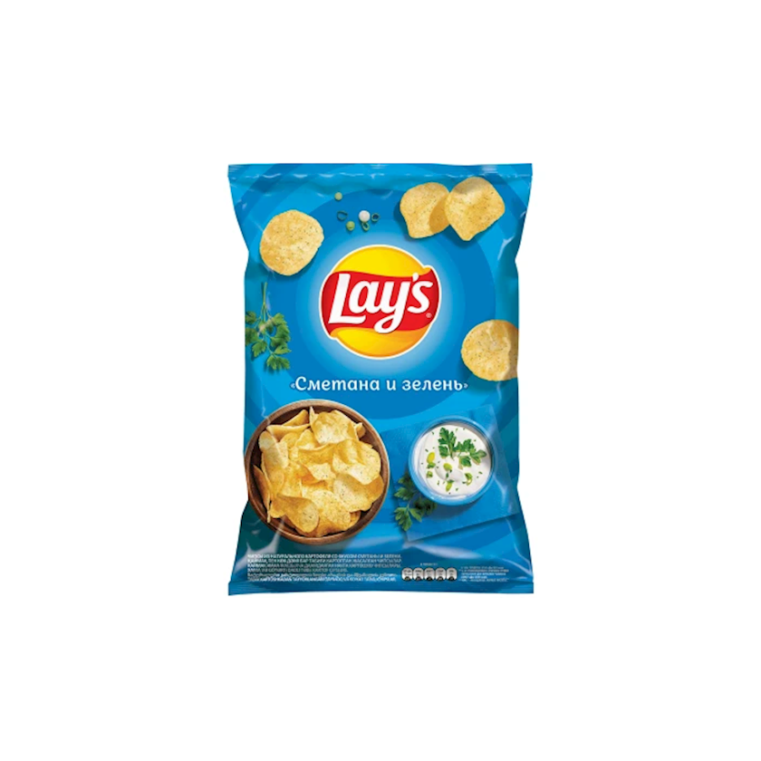 Чипсы Lays Сметана и зелень, 20 г - купить в Баку. Цена, обзор, отзывы ...