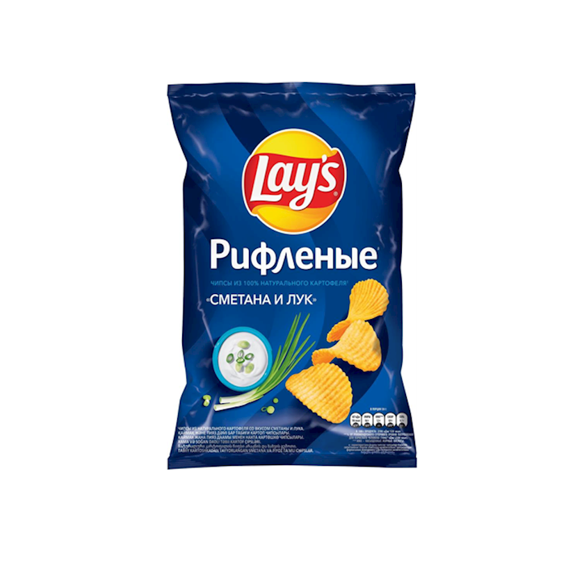 Чипсы Lays Сметана и лук, 140 г - купить в Баку. Цена, обзор, отзывы ...