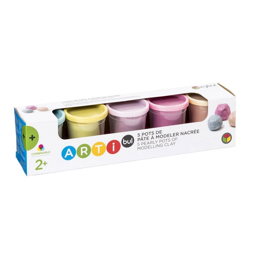 Пластилин Oxybul Pearly modelling clay, 5 цветов, 140 г - купить в Баку ...