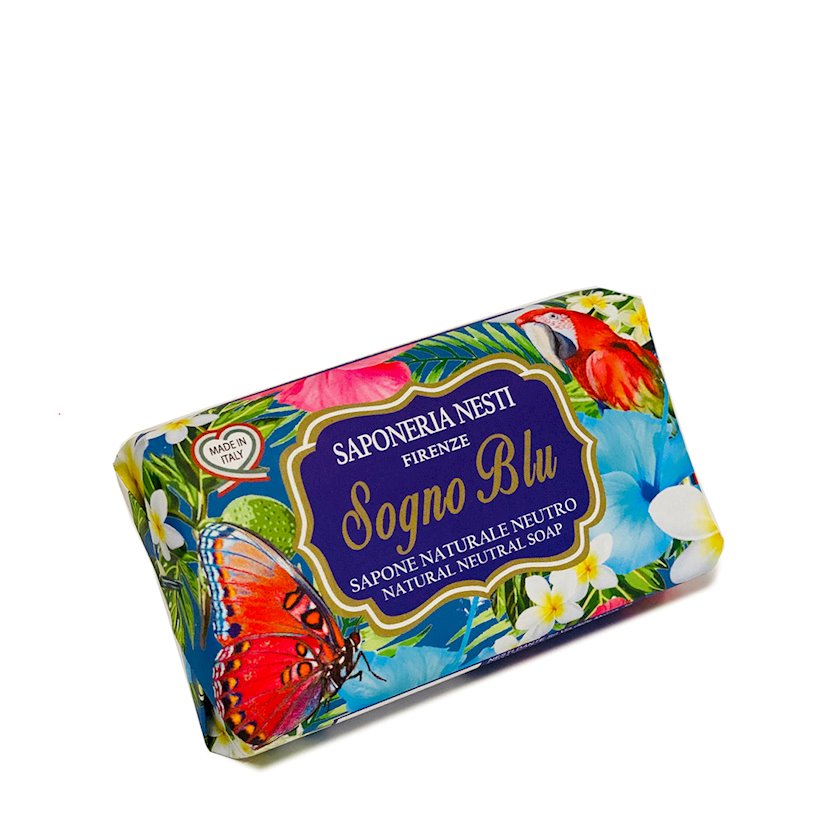 Nesti Dante Sogno Blu Natural Neutral Soap - Natural Soap Blue