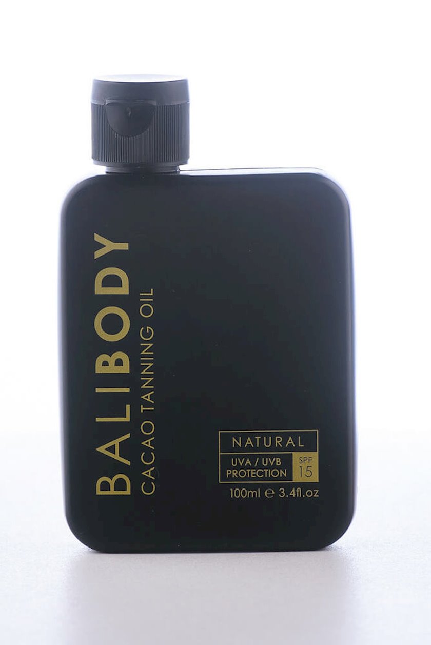 qaralma üçün yağ bali body cacao tanning oil spf15 100 ml bakıda