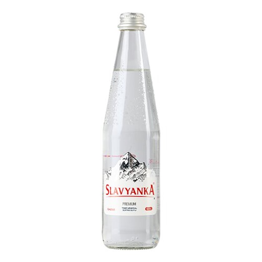 Вода питьевая Slavyanka в стеклянной бутылке 0.5 л, 12 шт - купить в ...