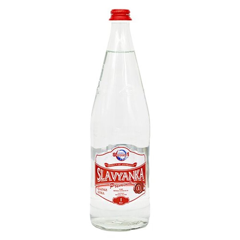 Вода питьевая Slavyanka в стеклянной бутылке 1 л, 6 шт - купить в Баку ...