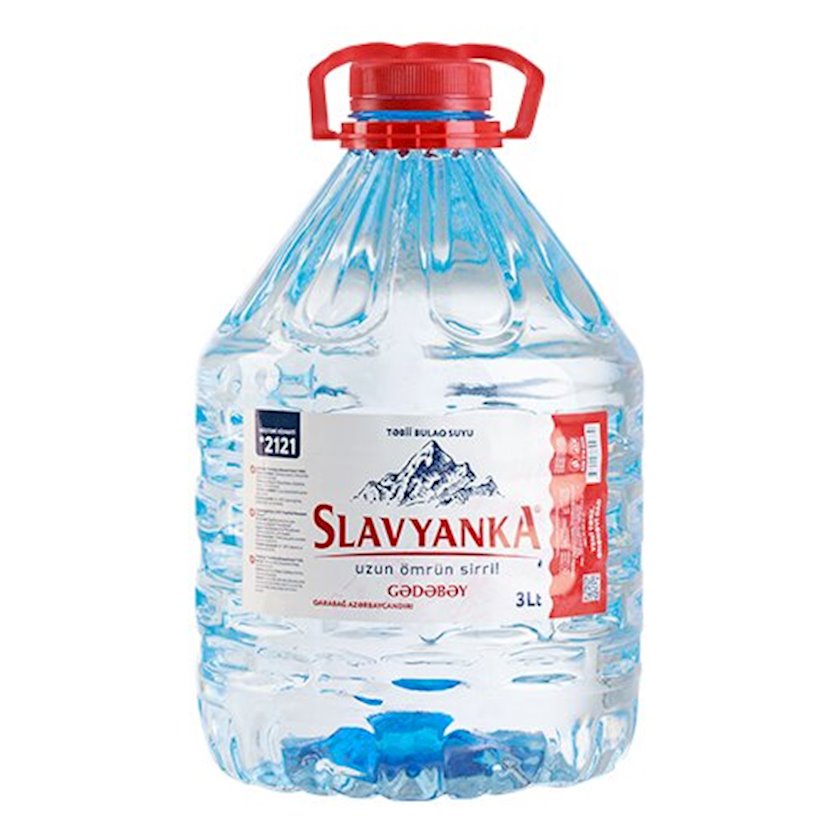 Вода питьевая Slavyanka в пластиковой бутылке 3 л, 4 шт - купить в Баку ...