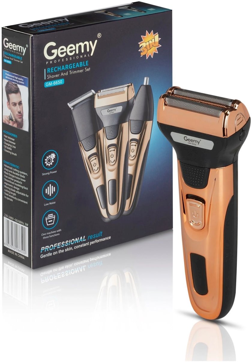 Электробритва Geemy GM-6650 - купить в Баку. Цена, обзор, отзывы, продажа