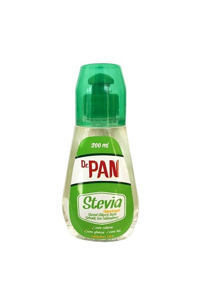 Şirinləşdirici Dr.Pan Stevia, 200 ml Qiymeti, Bakıda almaq. Satışı