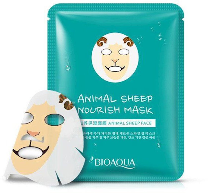 Маска для лица Bioaqua Animal Sheep Nourish Mask, 30 г - купить в Баку ...