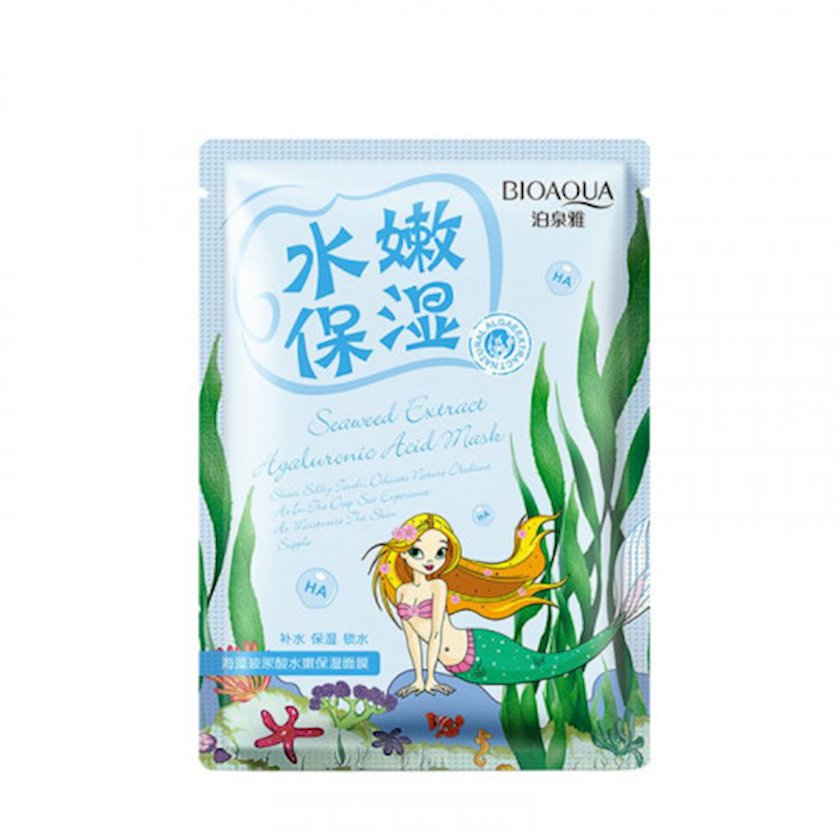 Омолаживающая маска для лица Bioaqua Seaweed Extract Hyaluronic Acid ...
