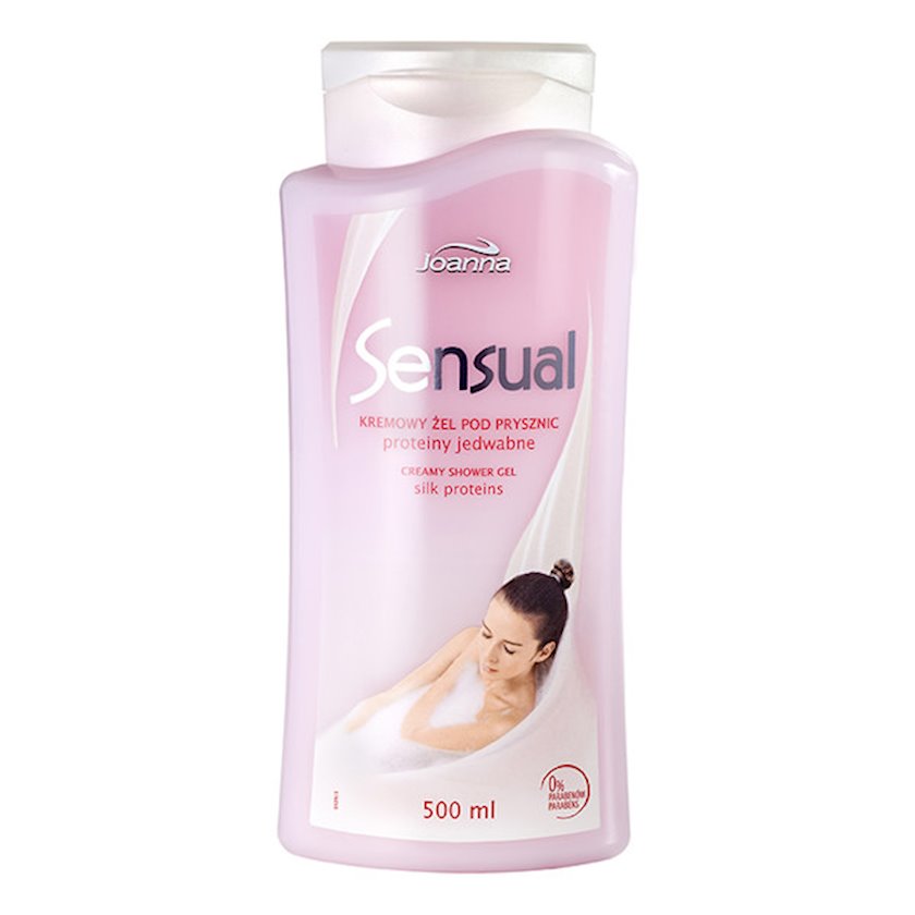 Duş üçün kremgel Joanna Sensual Silk Proteins Creamy Shower Gel, ipək