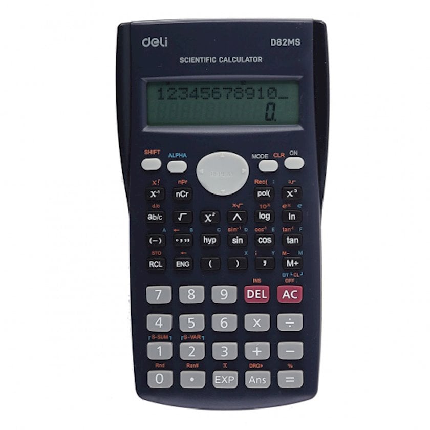 Kalkulyator Deli Scientific Calculator D82MS Qiymeti, Bakıda almaq