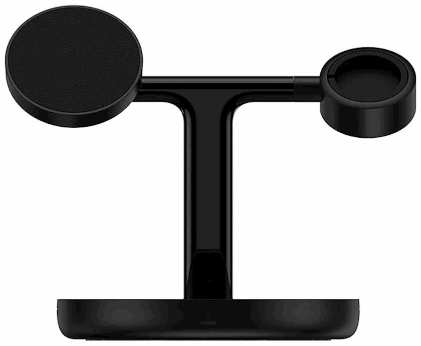Simsiz enerji toplama cihazı Baseus Wireless Magnetic Charger Swan 3-in ...