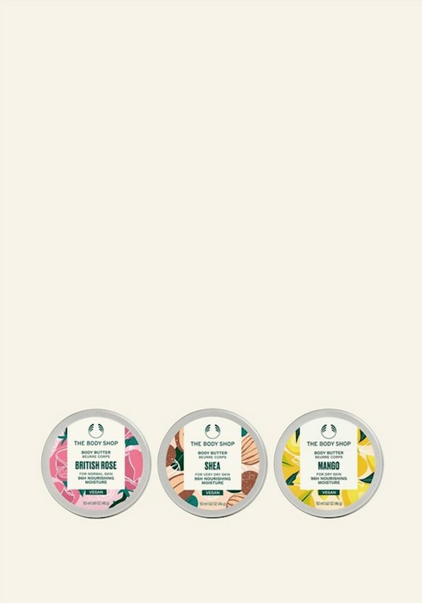 Подарочный набор The Body Shop comfort and cheer body butter trio