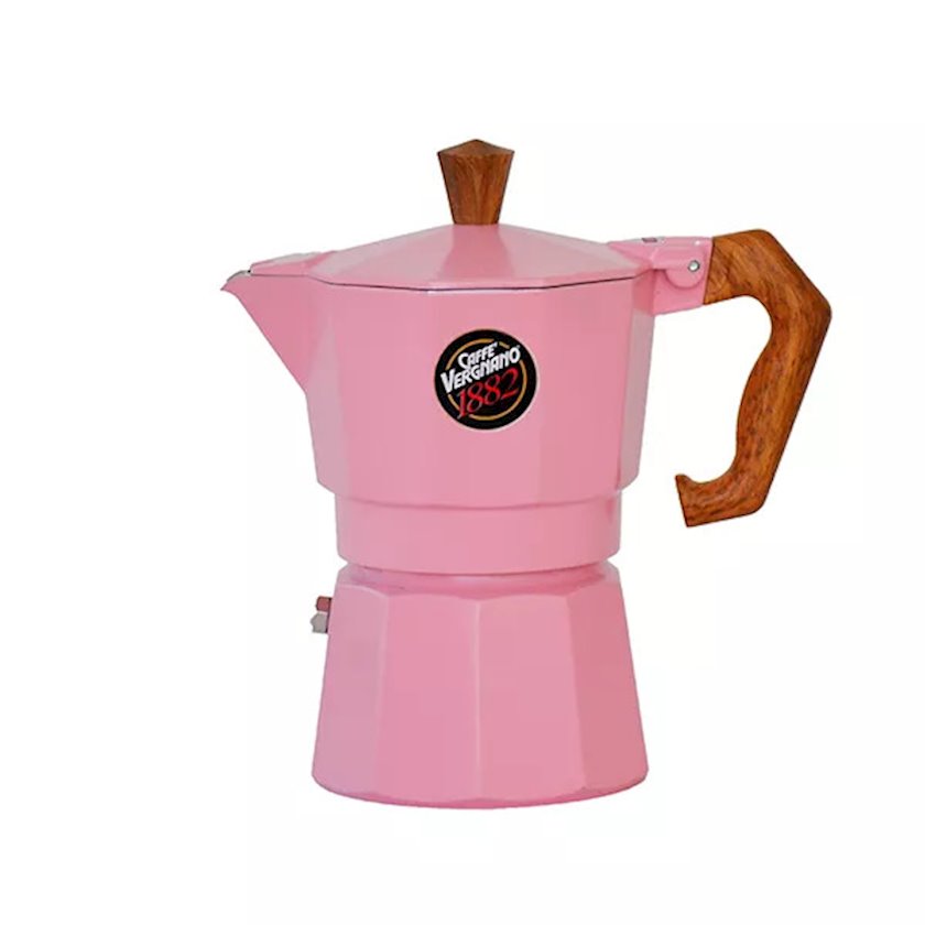 3 Pink Mokas pot - caffevergnano.com