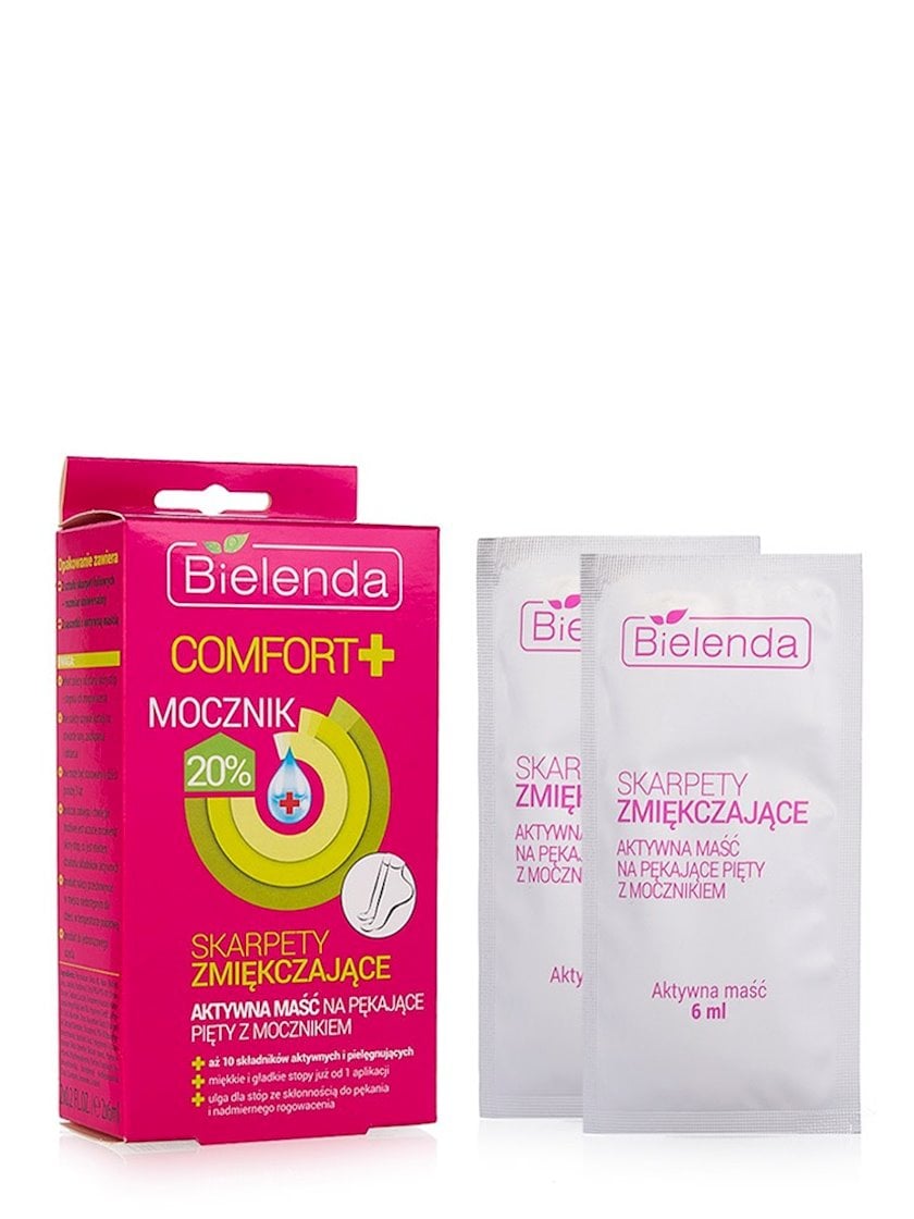 Смягчающие носки Bielenda Comfort+ Активная мазь от трещин на пятках с ...