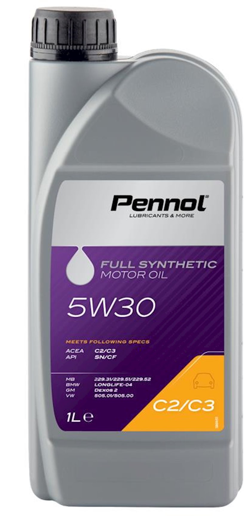 Моторное масло Pennol 5W30 C2/C3, 1 л - купить в Баку. Цена, обзор ...