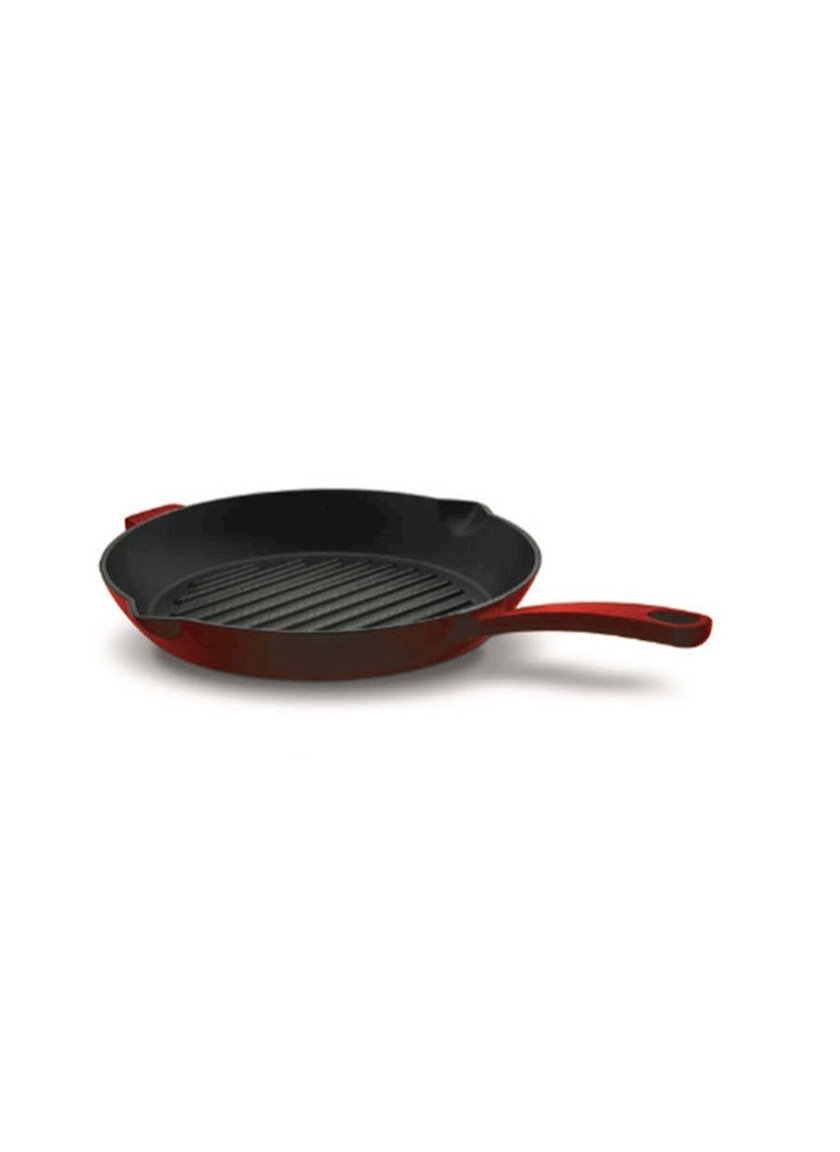Сковородка чугунная Korkmaz Casta Grill A2847-1 28см, красная - купить ...