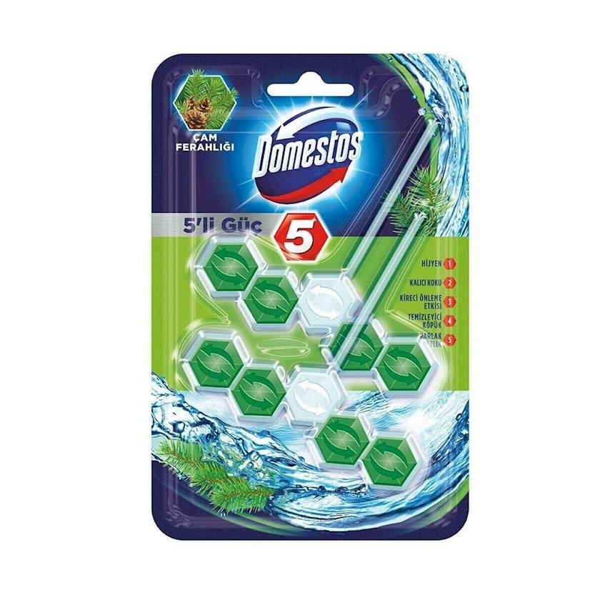 Сменный блок Domestos Toilet Block 5 Power Pine Freshness 110 г ...