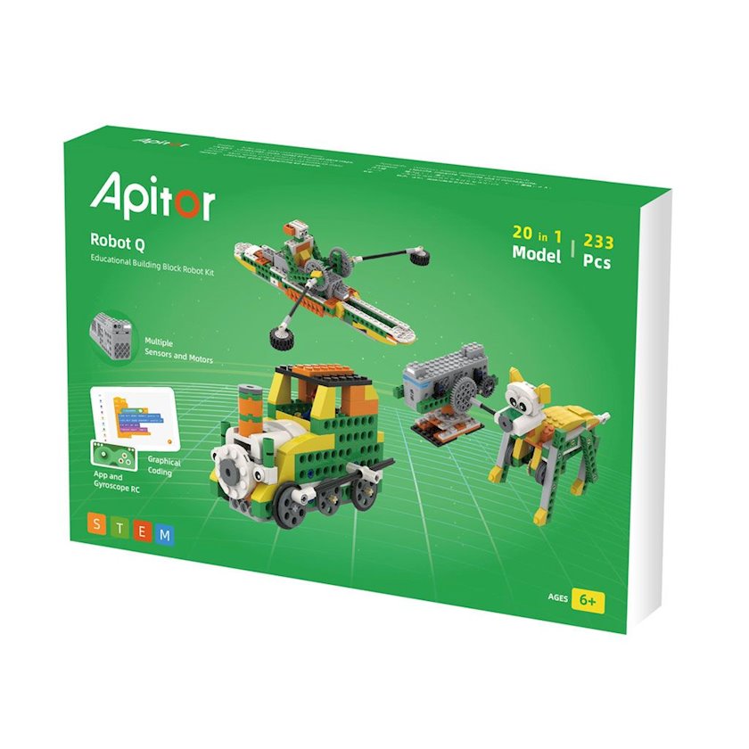 Конструктор Apitor Robot Q 250077 233 шт - купить в Баку. Цена, обзор ...