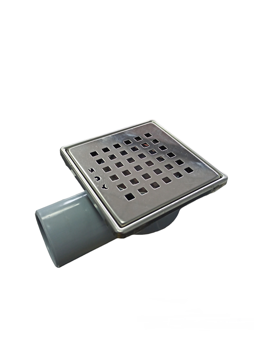 Трап напольный Say из нержавеющей стали, боковое соединение, 50 мм ...