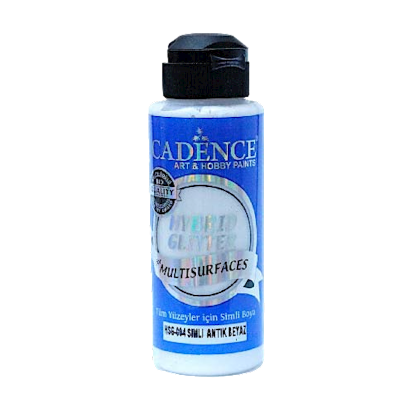 Краска с блестками Cadence Hybrid Glitter HSG-004 Antique White 120 мл ...