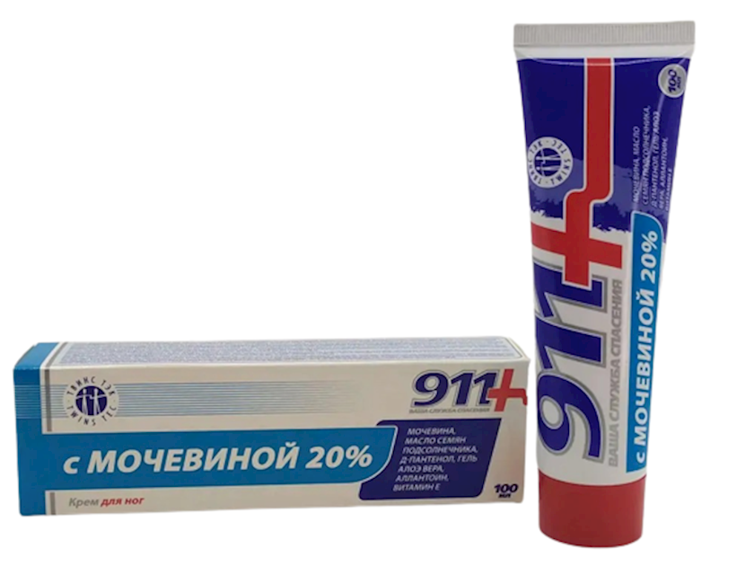 Крем для ног Twins Tec 911 Мочевина 20%, 100 мл - купить в Баку. Цена ...