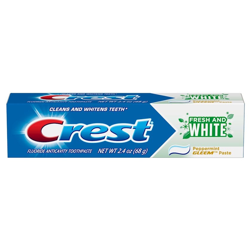 Diş məcunu Crest Fresh and White Peppermint Gleem Fluoride Anticavity ...