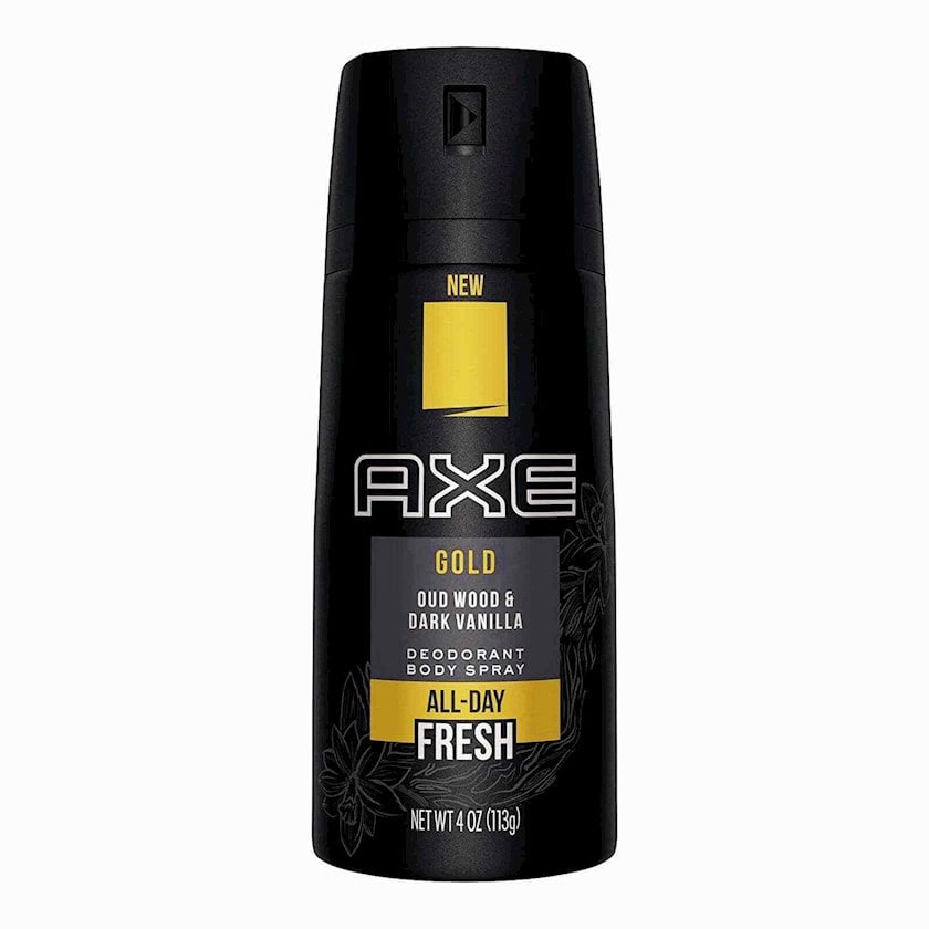 Antiperspirant Axe Gold Oud Wood And Dark Vanilla Deodorant Body Spray, 150 ml Qiymeti, Bakıda