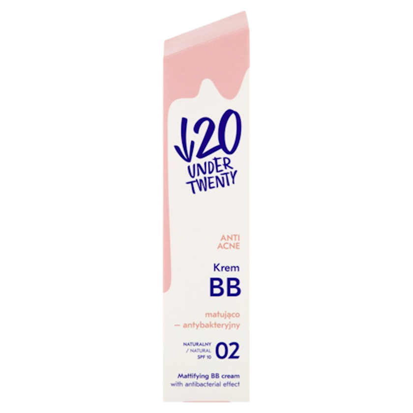 Matlaşdırıcı antibakterial BB krem Under Twenty Anti Acne 02, 60 ml ...