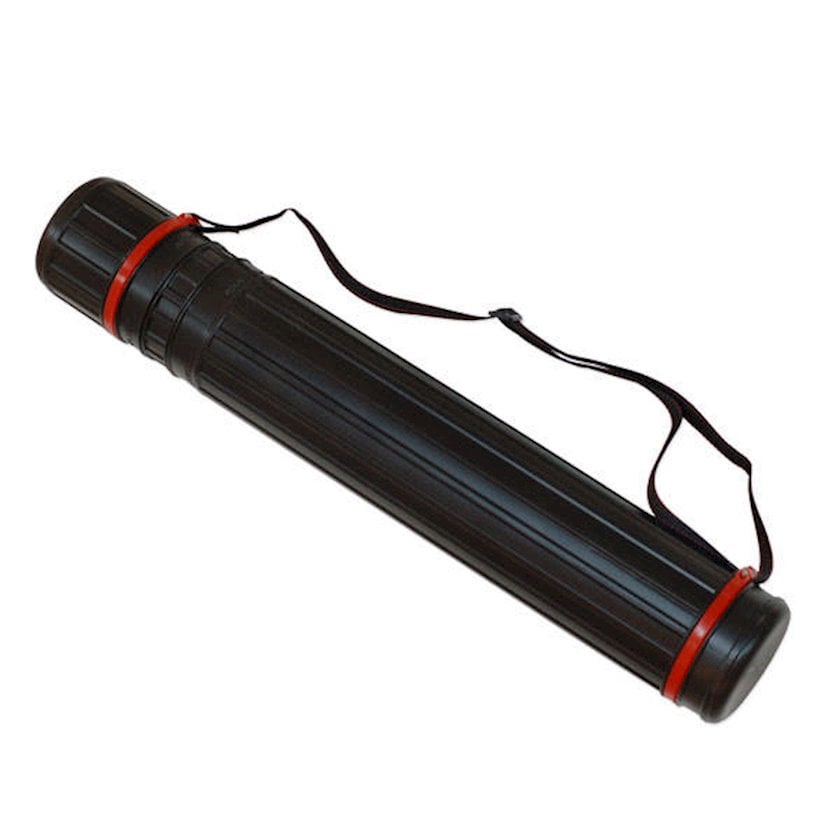 Раздвижной тубус для чертежей, черный, 65x107 см, диаметр 10 см ...