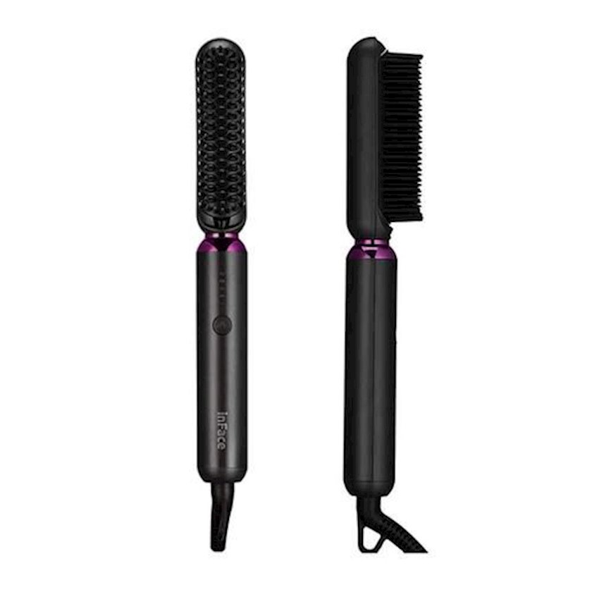 Saç üçün stayler Xiaomi InFace ION Hairbrush ZH-10D Black - Qiymeti ...