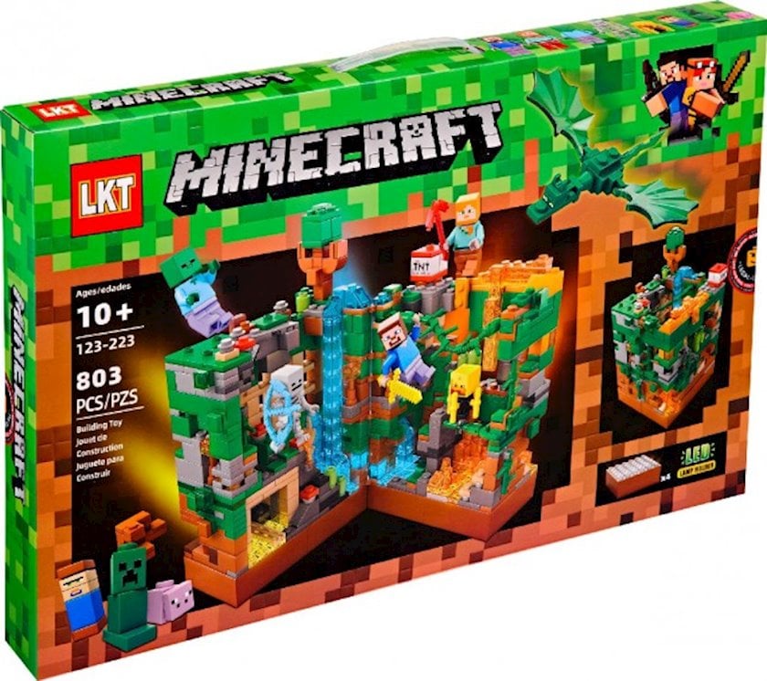 ᐈ Конструктор LKT Minecraft Битва в джунглях China bricks