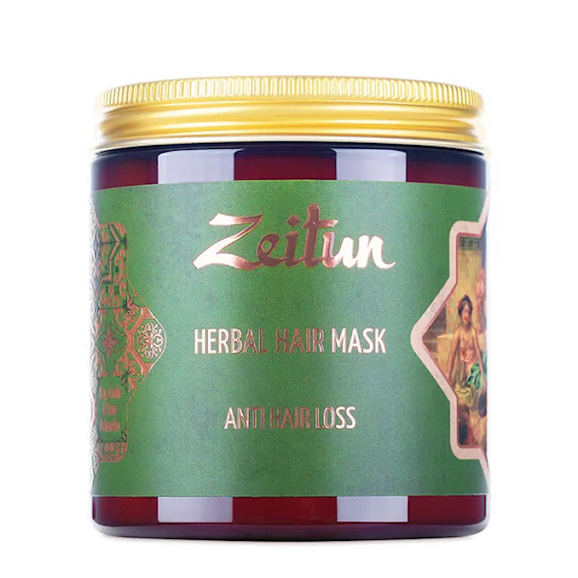 Saçlar üçün maska Zeitun Herbal Hair Mask Anti Hair Loss 250 ml