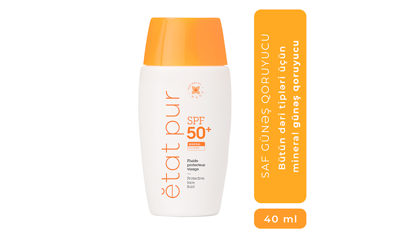 Солнцезащитный крем Etat Pur Mineral Fluid Protect Face SPF50+, для ...