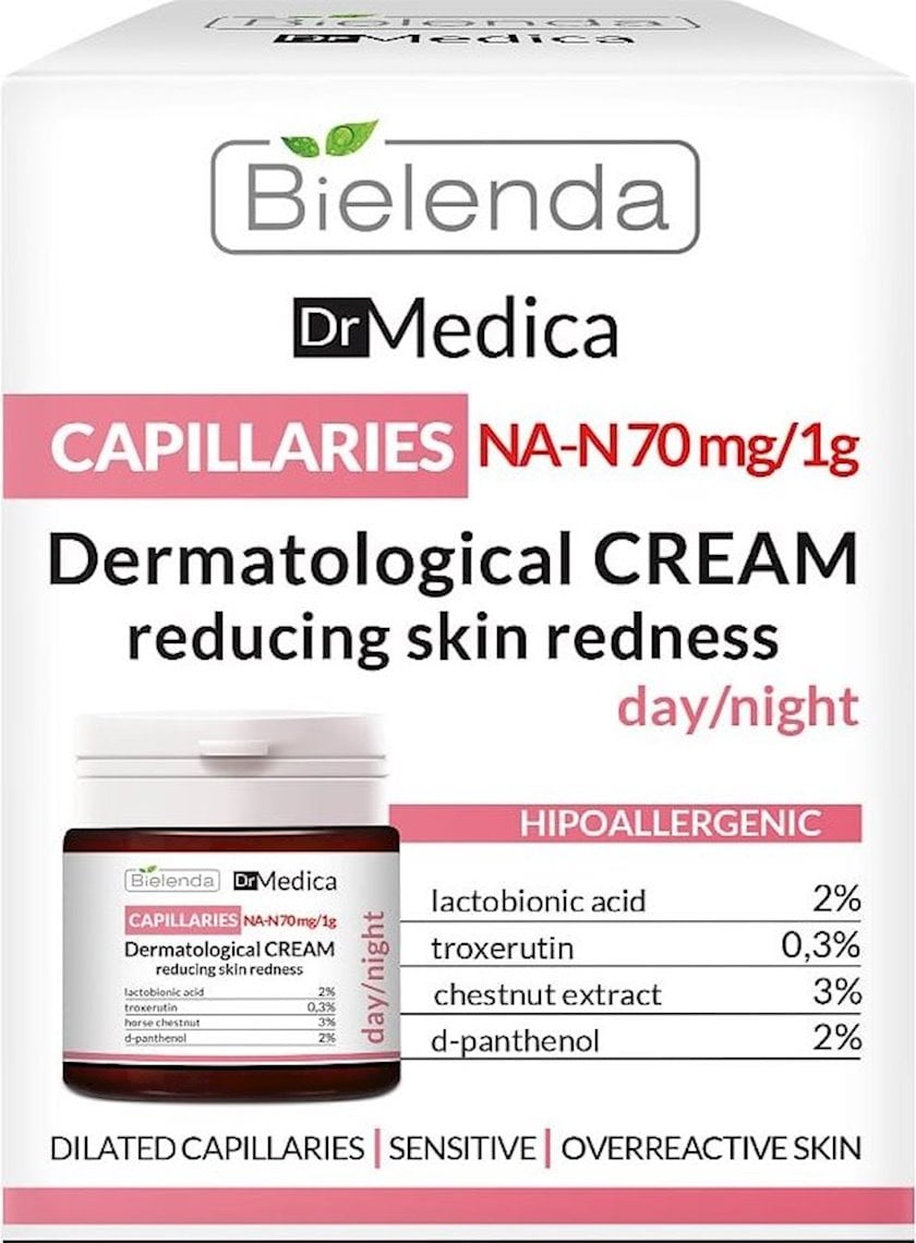 Дерматологический крем для лица Bielenda Dr Medica Capillaries ...