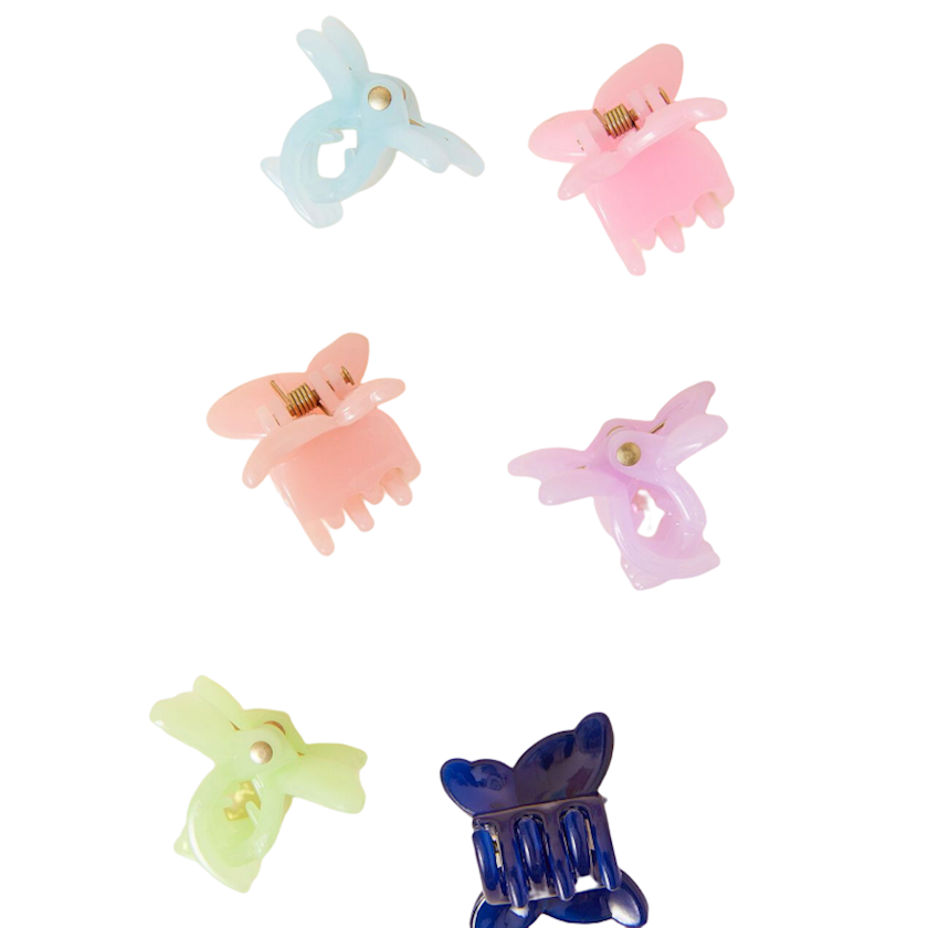 Комплект заколок для волос Accessorize Mini Butterfly Claw Clips