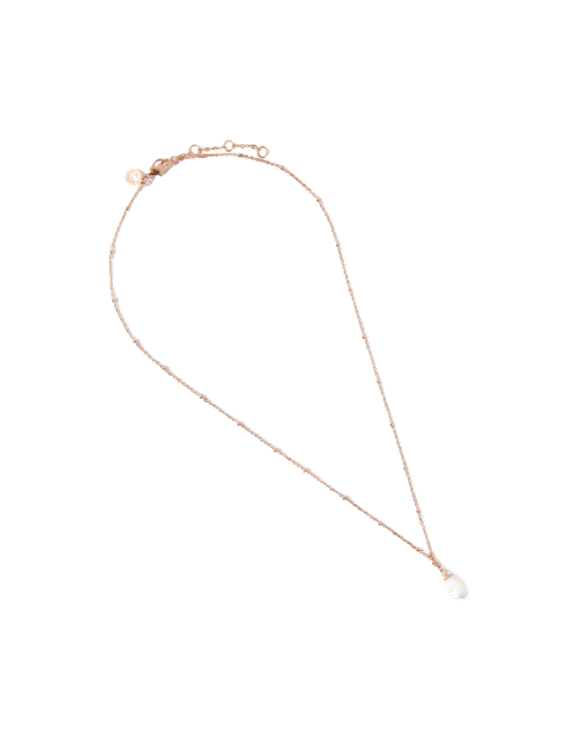 Подвеска с жемчугом Accessorize Z Collection 14ct Irregular Pearl Necklace Rose Gold купить в
