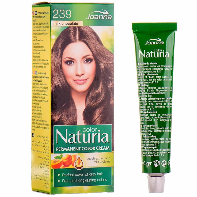Краска для волос Joanna Naturia Color 239 Молочный шоколад 100 мл ...
