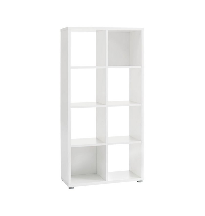 Стеллаж-разделитель JYSK Haldager 72x35x147 см, ДСП/меламин, белый ...