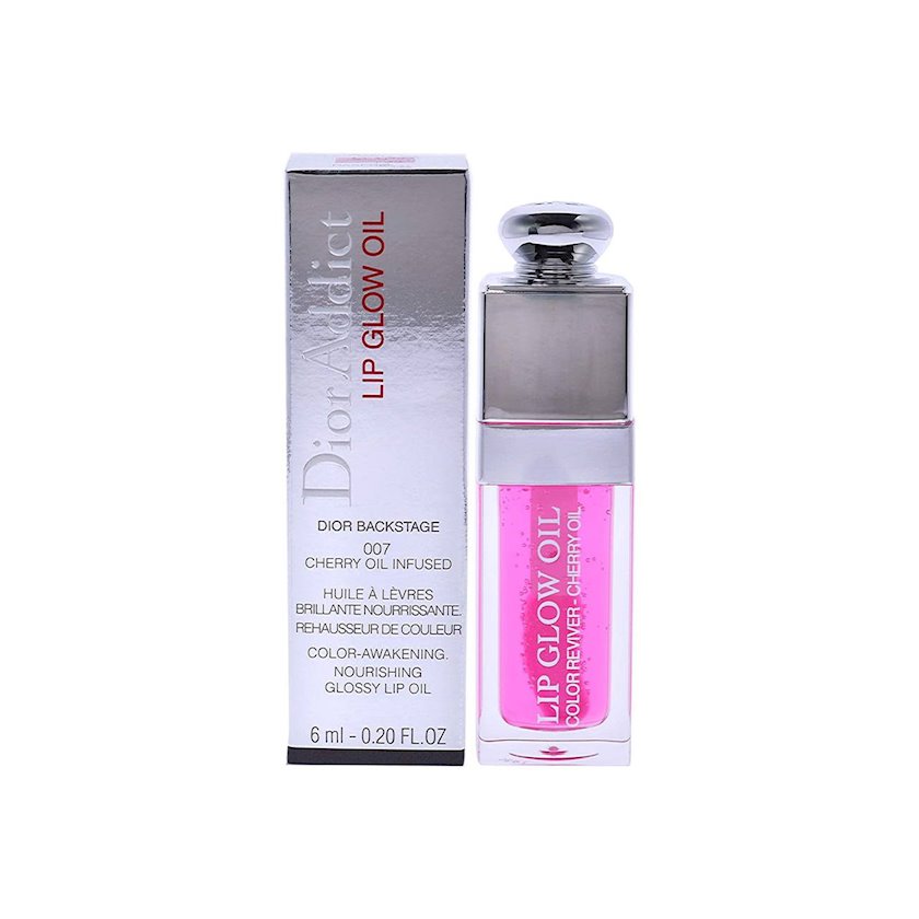 Dodaq üçün pomada Dior Addict Lip Glow Oil Balm 007 Raspberry 6 ml