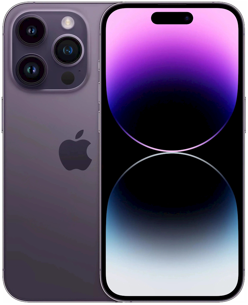 Смартфон Apple iPhone 14 Pro 6GB/128GB Purple(MQ0H3) - купить в Баку. Цена,  обзор, отзывы, продажа