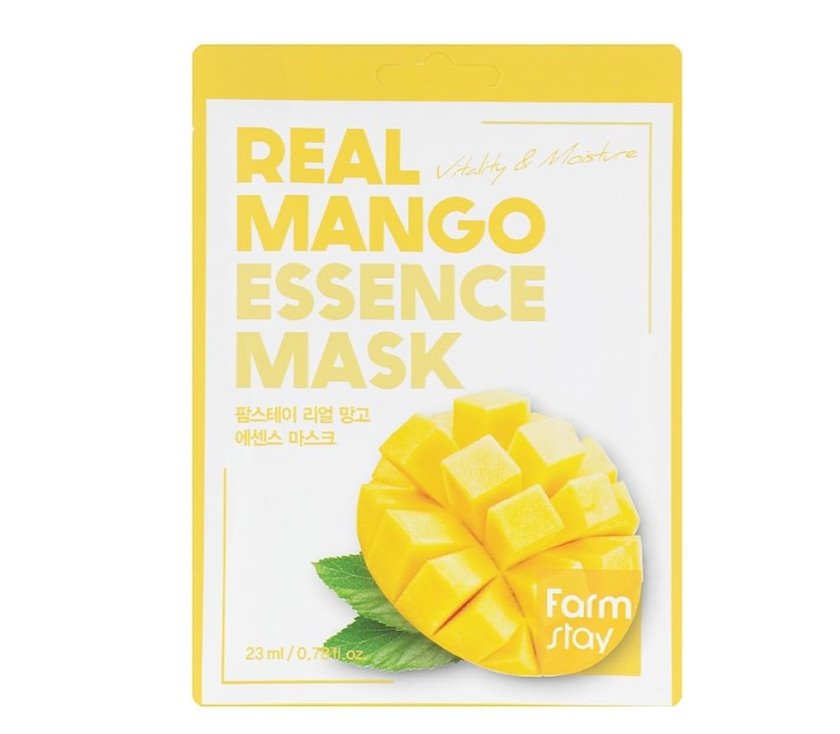Тканевая маска FarmStay Real Mango Essence Mask - купить в Баку. Цена ...