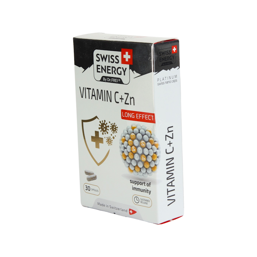 Vitaminmineral kompleksi Swiss Energy Vitamin C + Sink N30 Qiymeti