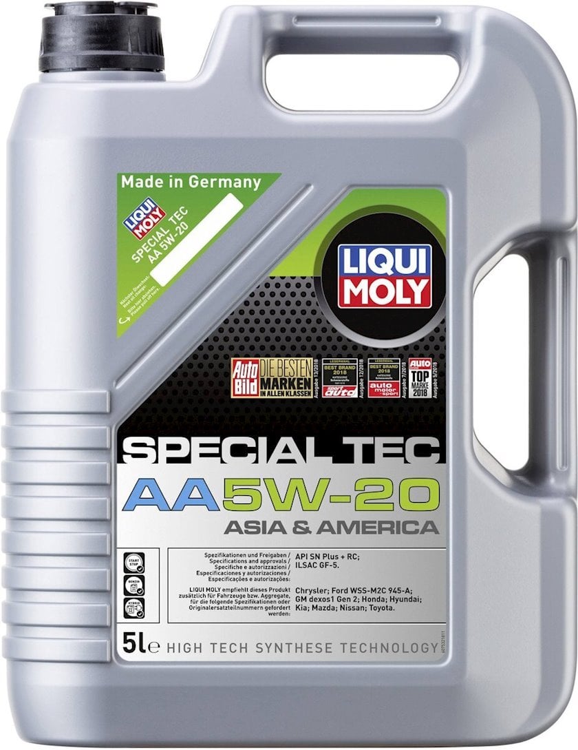 Mühərrik yağı Liqui Moly Special Tec AA 5W-20, 5 l - Satışı | Mator Yaglari