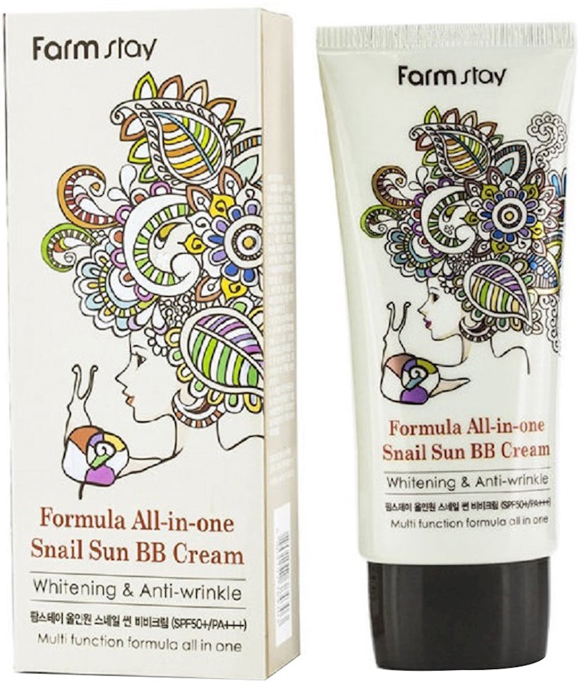 BB-крем FarmStay Formula All-In-One Snail Sun BB Cream с экстрактом ...