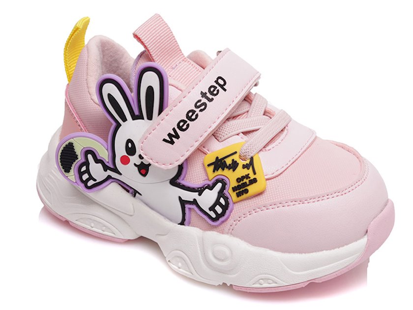 Кроссовки для девочек Weestep 63148, розовый, искусственная кожа ...